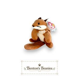 Sly the Fox Ty Beanie Baby | Woodland Wanderer 🦊 | Mint Heart Tag ⭐